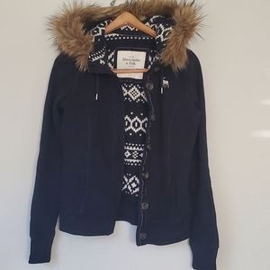 Abercrombie Fur Hooded Coat
